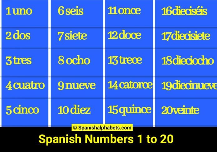 A Beginner S Guide To Spanish Numbers To