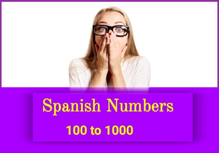 How To Quickly Learn Spanish Numbers 100 To 1000